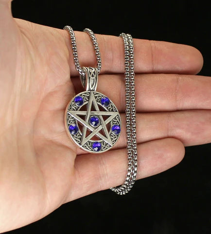 5 Star Pentagram Pendant Necklace