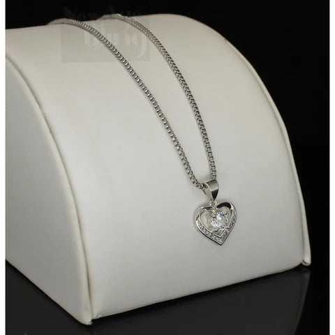 Love Heart Cubic Zirconia Pendant