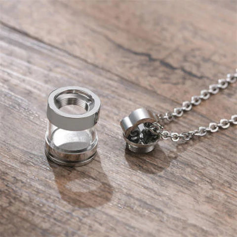 Little Bottle Urn Pendant Necklace