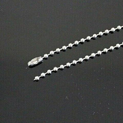 Stainless Steel Ball Chain Bead Necklace