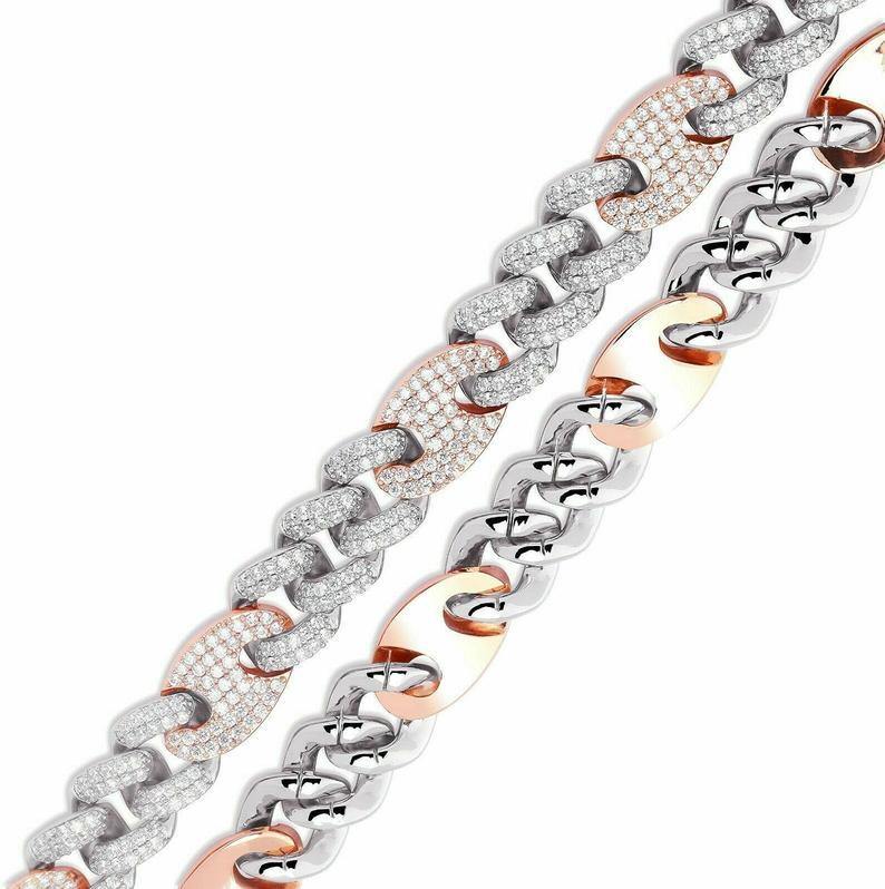 Diamond 14mm Mariner Cuban Link Chain - CobysBling