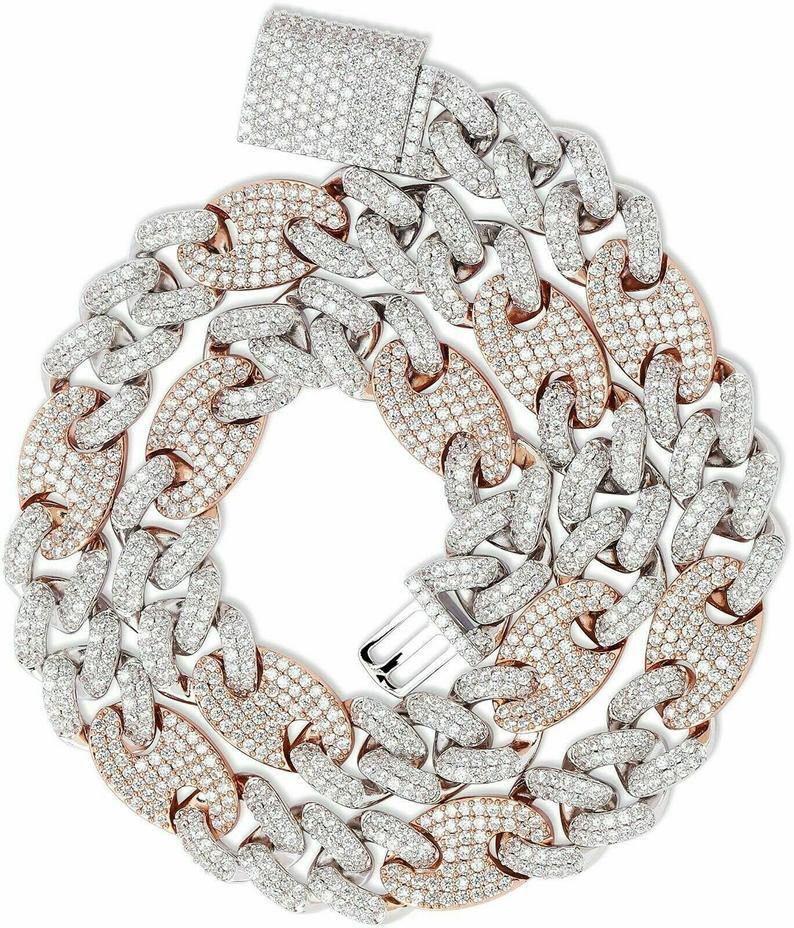 Diamond 14mm Mariner Cuban Link Chain - CobysBling